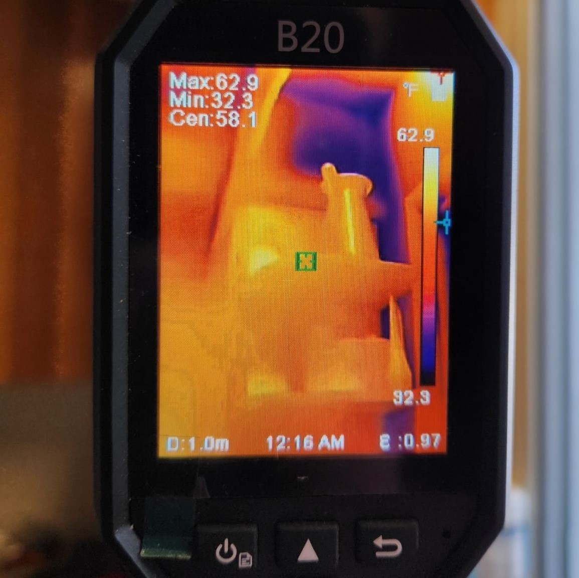 infrared thermal photography test